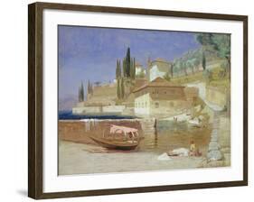 Varenna, Lake Como-Frederick Lee Bridell-Framed Giclee Print