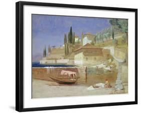 Varenna, Lake Como-Frederick Lee Bridell-Framed Giclee Print