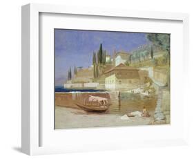 Varenna, Lake Como-Frederick Lee Bridell-Framed Giclee Print