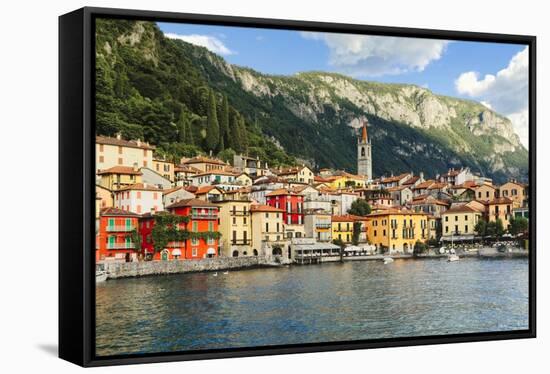 Varenna On Lake Como, Lombardy, Italy-George Oze-Framed Stretched Canvas