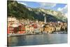 Varenna On Lake Como, Lombardy, Italy-George Oze-Stretched Canvas