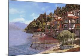 Varenna on Lake Como-Guido Borelli-Mounted Giclee Print