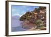 Varenna on Lake Como-Guido Borelli-Framed Giclee Print