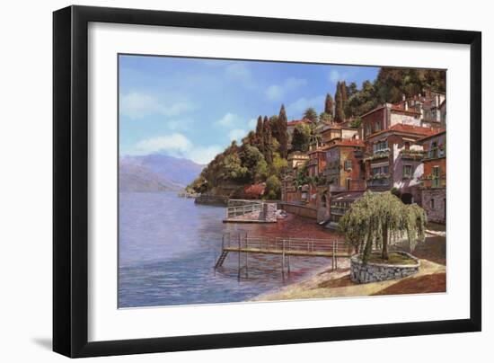 Varenna on Lake Como-Guido Borelli-Framed Giclee Print