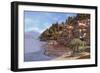 Varenna on Lake Como-Guido Borelli-Framed Giclee Print