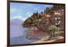 Varenna on Lake Como-Guido Borelli-Framed Giclee Print