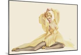 Varga Girl, April 1942-Alberto Vargas-Mounted Art Print