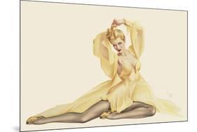 Varga Girl, April 1942-Alberto Vargas-Mounted Premium Giclee Print