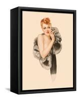 Varga Girl, December 1941-Alberto Vargas-Framed Stretched Canvas