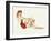 Varga Girl, December 1942-Alberto Vargas-Framed Art Print