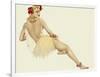 Varga Girl, February 1942-Alberto Vargas-Framed Art Print