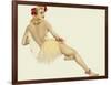 Varga Girl, February 1942-Alberto Vargas-Framed Art Print