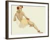 Varga Girl, February 1942-Alberto Vargas-Framed Art Print