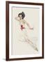 Varga Girl, February 1943-Alberto Vargas-Framed Art Print