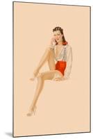 Varga Girl, July 1941-Alberto Vargas-Mounted Art Print