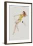 Varga Girl, July 1942-Alberto Vargas-Framed Art Print