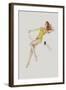 Varga Girl, July 1942-Alberto Vargas-Framed Art Print