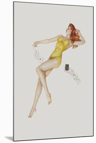 Varga Girl, July 1942-Alberto Vargas-Mounted Art Print