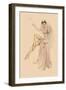 Varga Girl, June 1941-Alberto Vargas-Framed Art Print