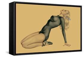 Varga Girl, June 1943-Alberto Vargas-Framed Stretched Canvas