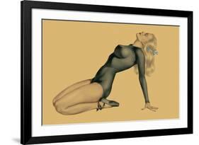 Varga Girl, June 1943-Alberto Vargas-Framed Premium Giclee Print