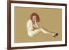 Varga Girl, May 1943-Alberto Vargas-Framed Premium Giclee Print