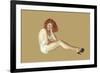 Varga Girl, May 1943-Alberto Vargas-Framed Premium Giclee Print