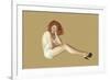 Varga Girl, May 1943-Alberto Vargas-Framed Art Print