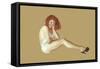 Varga Girl, May 1943-Alberto Vargas-Framed Stretched Canvas