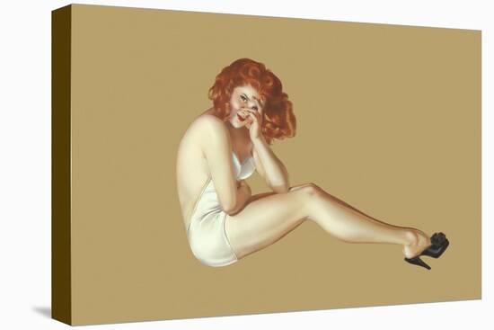 Varga Girl, May 1943-Alberto Vargas-Stretched Canvas