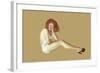 Varga Girl, May 1943-Alberto Vargas-Framed Art Print