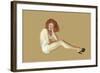 Varga Girl, May 1943-Alberto Vargas-Framed Art Print