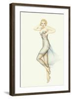 Varga Girl, November 1940-Alberto Vargas-Framed Art Print