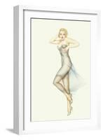 Varga Girl, November 1940-Alberto Vargas-Framed Art Print