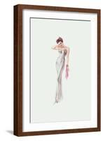 Varga Girl, November 1941-Alberto Vargas-Framed Art Print