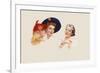 Varga Girl, October 1941-Alberto Vargas-Framed Art Print