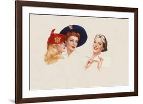 Varga Girl, October 1941-Alberto Vargas-Framed Premium Giclee Print