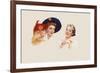 Varga Girl, October 1941-Alberto Vargas-Framed Premium Giclee Print