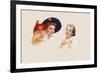 Varga Girl, October 1941-Alberto Vargas-Framed Premium Giclee Print