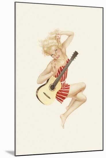 Varga Girl, October 1942-Alberto Vargas-Mounted Art Print