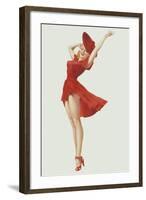 Varga Girl, September 1941-Alberto Vargas-Framed Art Print