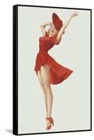 Varga Girl, September 1941-Alberto Vargas-Framed Stretched Canvas