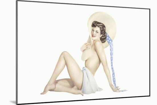 Varga Girl, September 1942-Alberto Vargas-Mounted Art Print