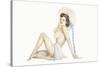 Varga Girl, September 1942-Alberto Vargas-Stretched Canvas