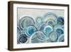 Variation Blue Grey Crop-Silvia Vassileva-Framed Art Print