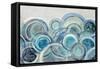 Variation Blue Grey Crop-Silvia Vassileva-Framed Stretched Canvas