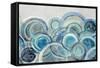 Variation Blue Grey Crop-Silvia Vassileva-Framed Stretched Canvas