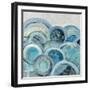 Variation Blue Grey III-Silvia Vassileva-Framed Art Print