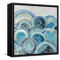 Variation Blue Grey III-Silvia Vassileva-Framed Stretched Canvas