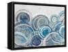 Variation Blue Grey Pink Crop-Silvia Vassileva-Framed Stretched Canvas